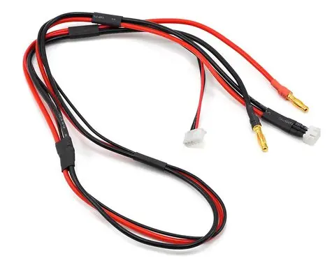 Ptk-5319  Protec Rc Receiver Balnce Charge Lead (2S To 4Mm Banana W/4S Adapter 1