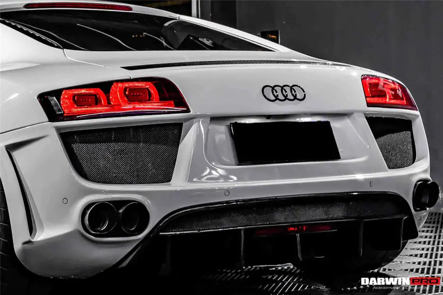 Darwinpro 2006-2015 Audi R8 Coupe / Spyder Dpgt Style Rear Bumper 1