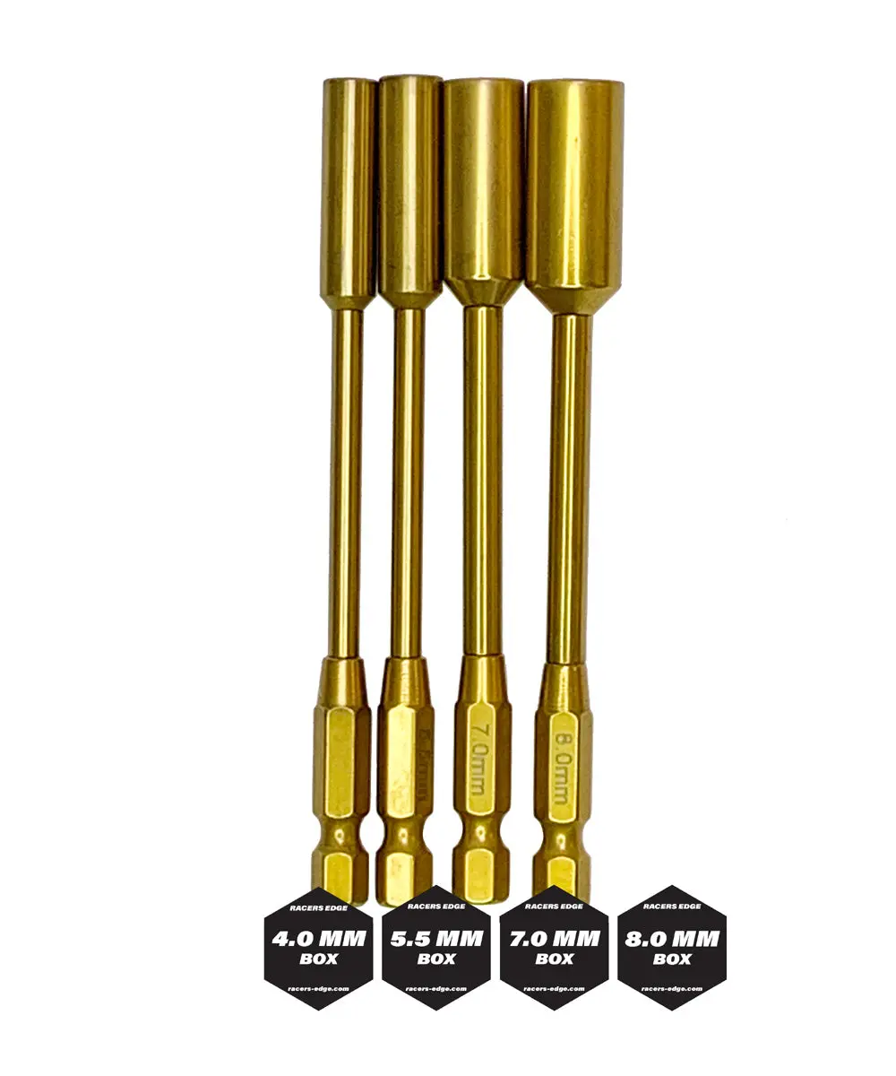 Rce7203 Titanium Metric Nut Tips, Power Tool Replacements (4Pcs) 1