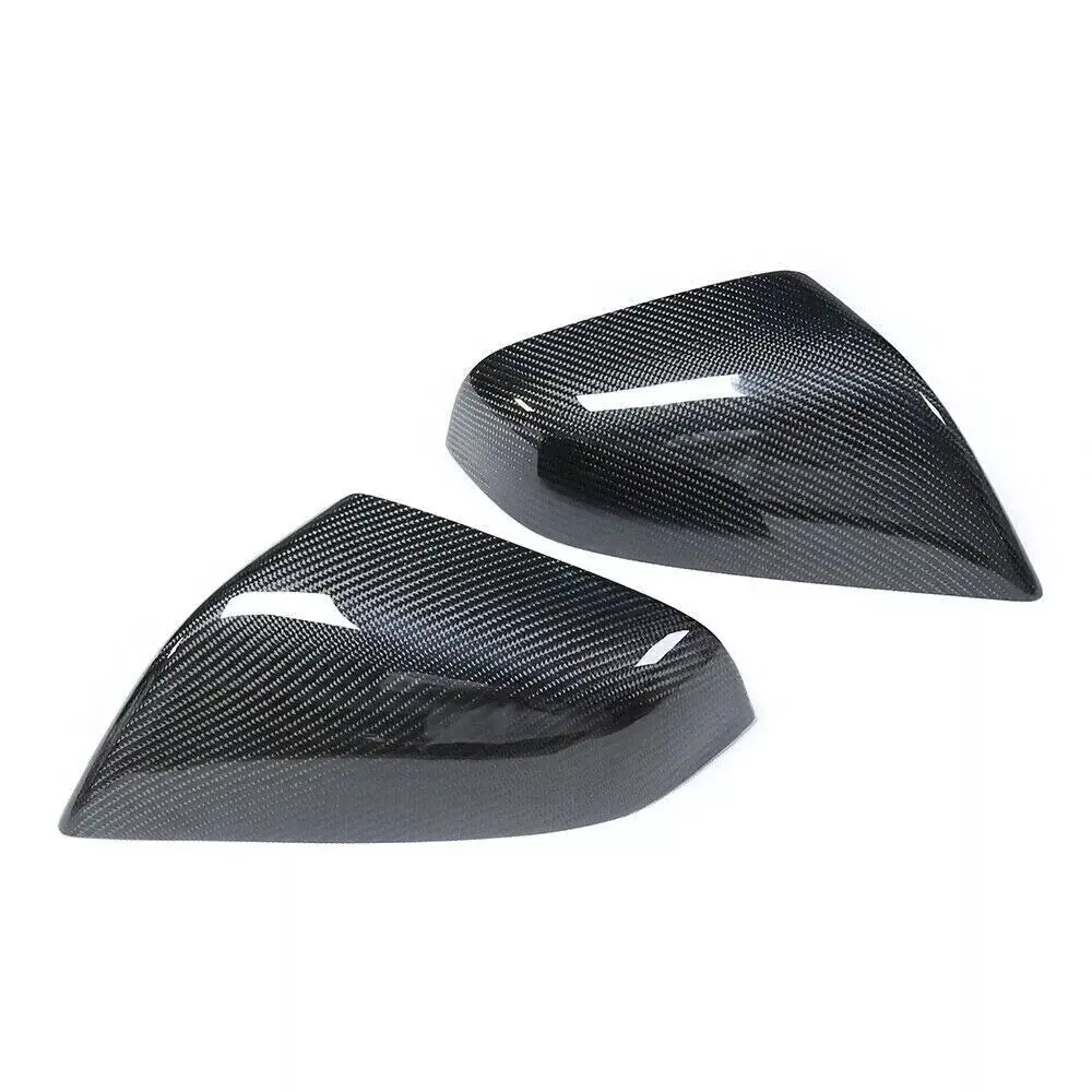 Real Carbon Fiber Mirror Replacement For Model S / X 1