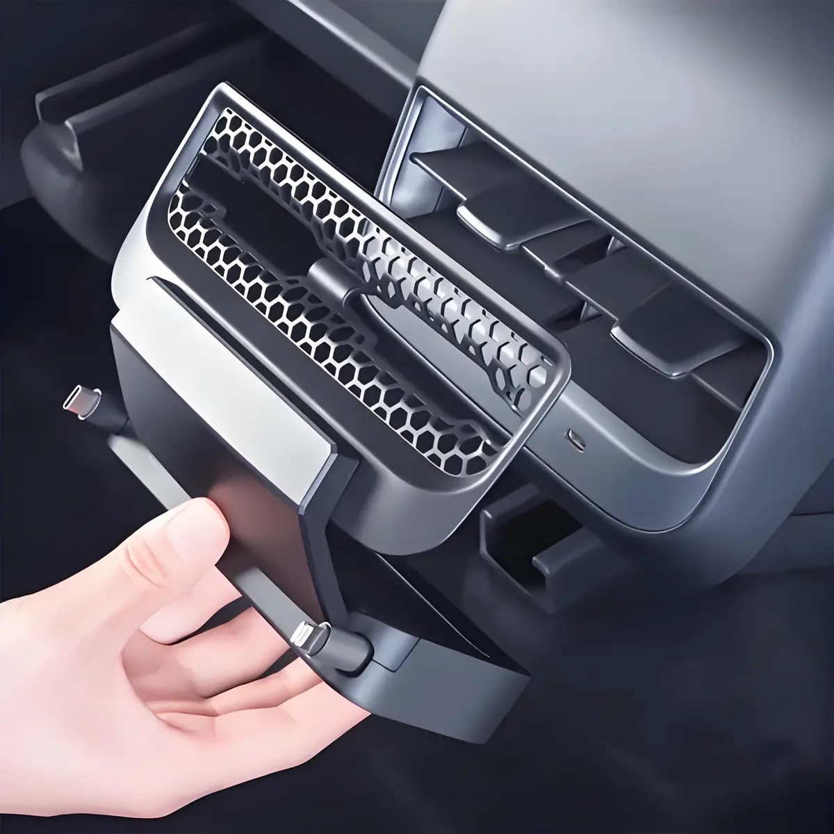 Rear Air Outlet Expansion Dock For Model 3/Y 1
