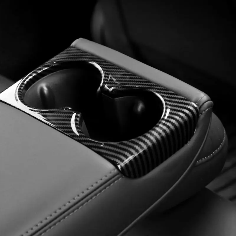 Rear Seat Cup Holder Protection Cover For Model 3 Highland 1