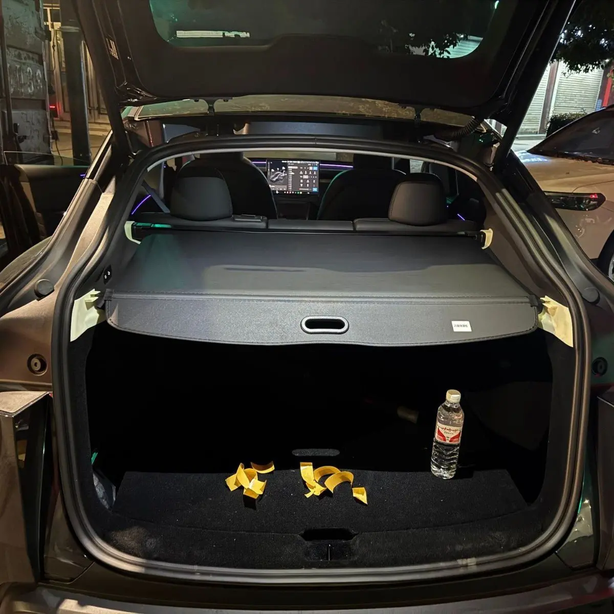 Retractable Rear Trunk Cargo Cover For Model Y Juniper 1