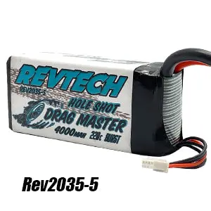 Rev2035-5 11.1V 3S 4000Mah Drag Race Pack W/O Connector 1