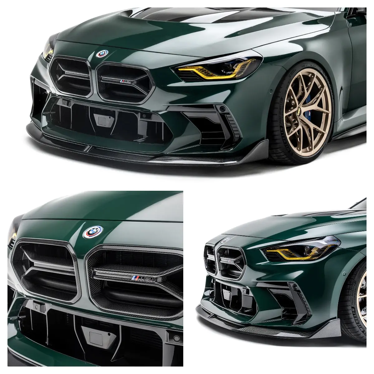 Adro Bmw G87 M2 2023+ Front Bumper & Lip V2 Bundle 1