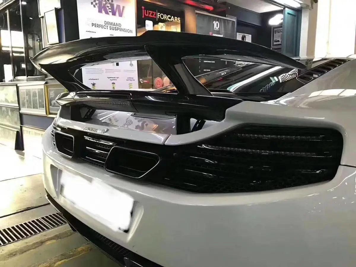 Mclaren Mp4-12C / 650S Active Carbon Fiber Double Decks Rear Wing W/ Air Brake 1