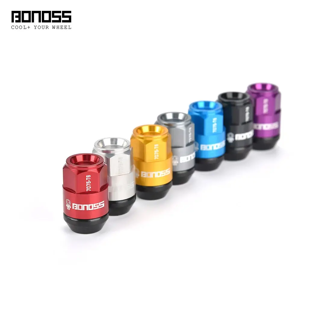 Bonoss Forged 7075-T6 Grading Wheel Lugs (9 Colors)  20 Lugs (Japanese Cars) 2