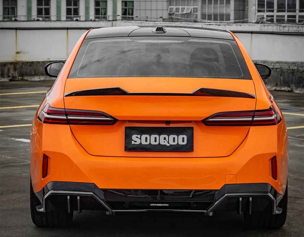 Sooqoo Dry Carbon Fiber Rear Diffuser For Bmw I5 G60 2023+ 1