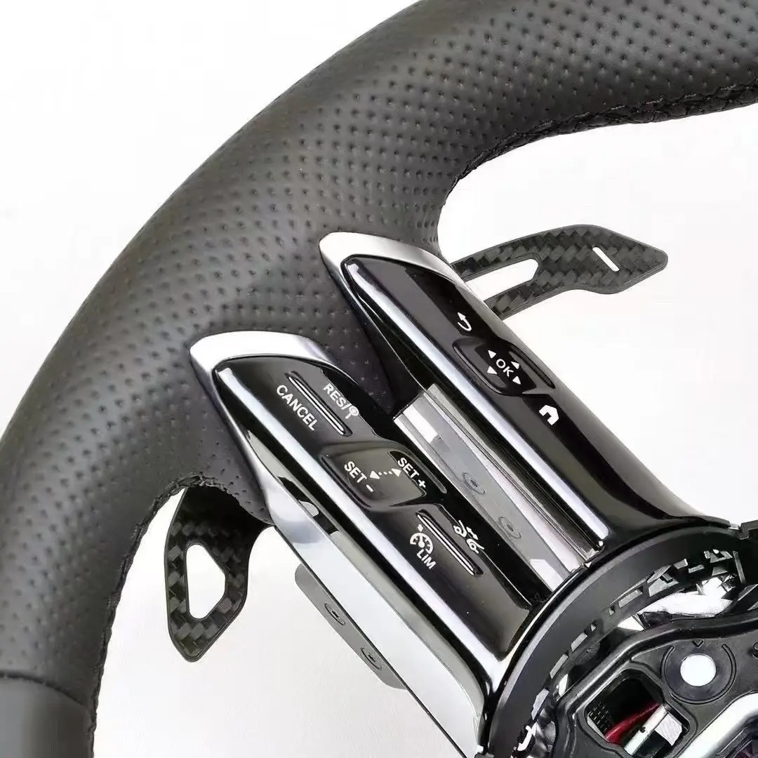 Dry Carbon Fiber Magnetic Shift Paddles For Mercedes-Benz Amg Steering Wheel 1