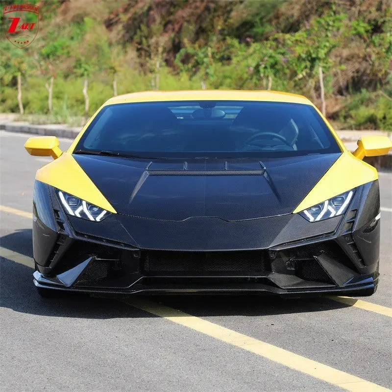 Dry Carbon Fiber Tecnica Conversion Body Kit For Lamborghini Huracan Lp580 / Lp610 / Evo / Performante 3