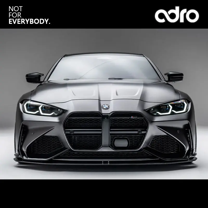 Adro Front Bumper Kit W/ Carbon Fiber Front Spoiler For Bmw G80 M3 & G82 M4 1