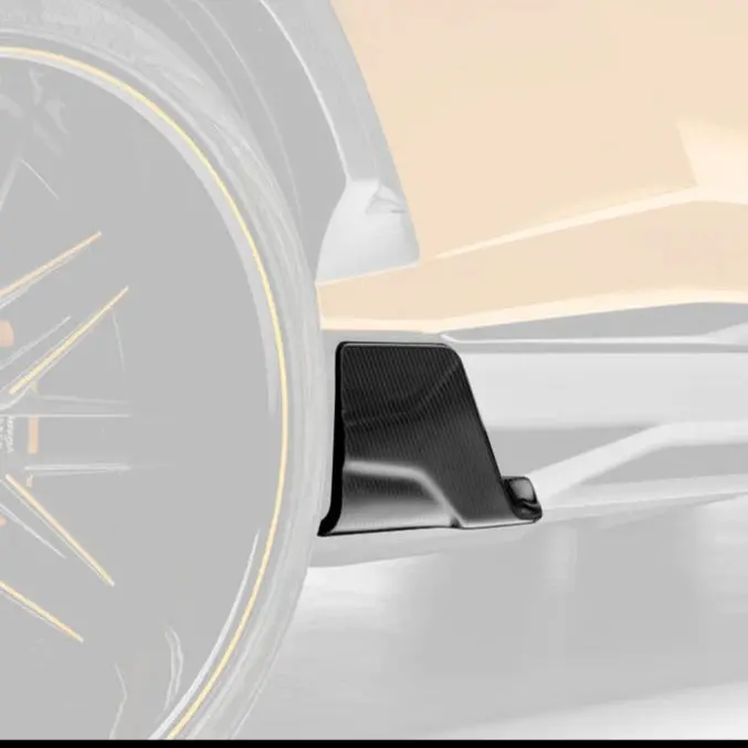 Lamborghini Urus Dry Carbon Fiber Rampante Edizione Side Skirt Blades 1