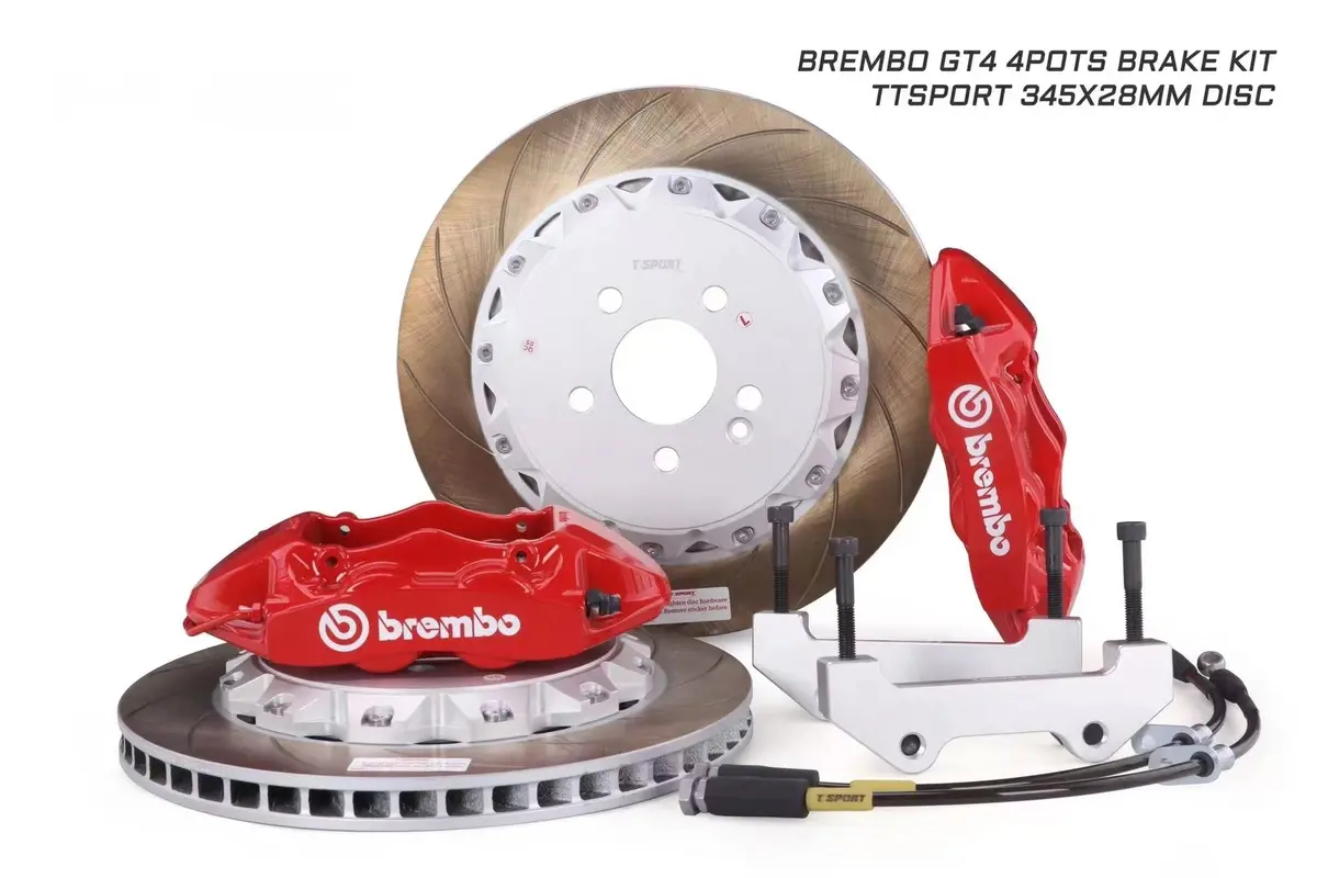 Brembo GT4 Four-Piston High-Performance Brake Kit