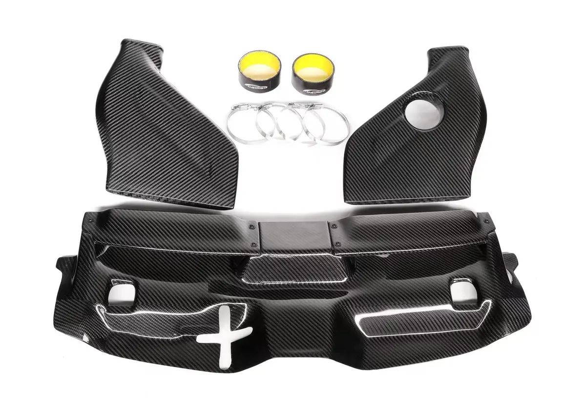 Fogiago Dry Carbon Fiber Cold Air Intake System For Mercedes-Benz M156 W204 C63 6.2L 1