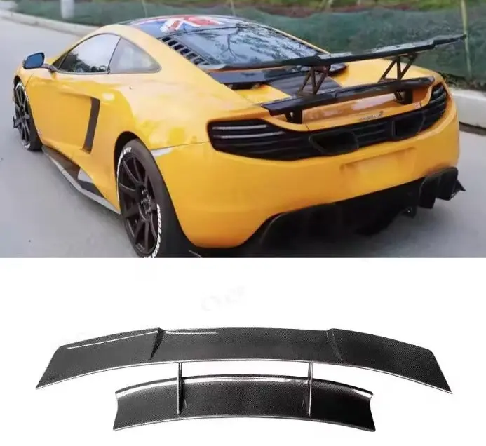 Darwinpro 2011-2017 Mclaren 650S / Mp4-12C Bkss Style Rear Wing Spoiler With Air Brake 1
