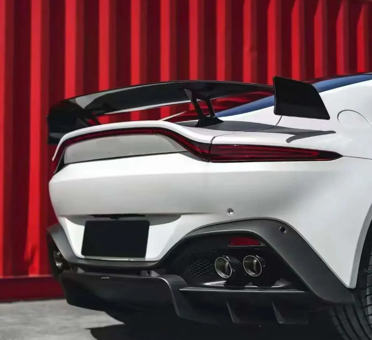 Aston Martin Vantage Carbon Fiber Gt Rear Wing Spoiler 1