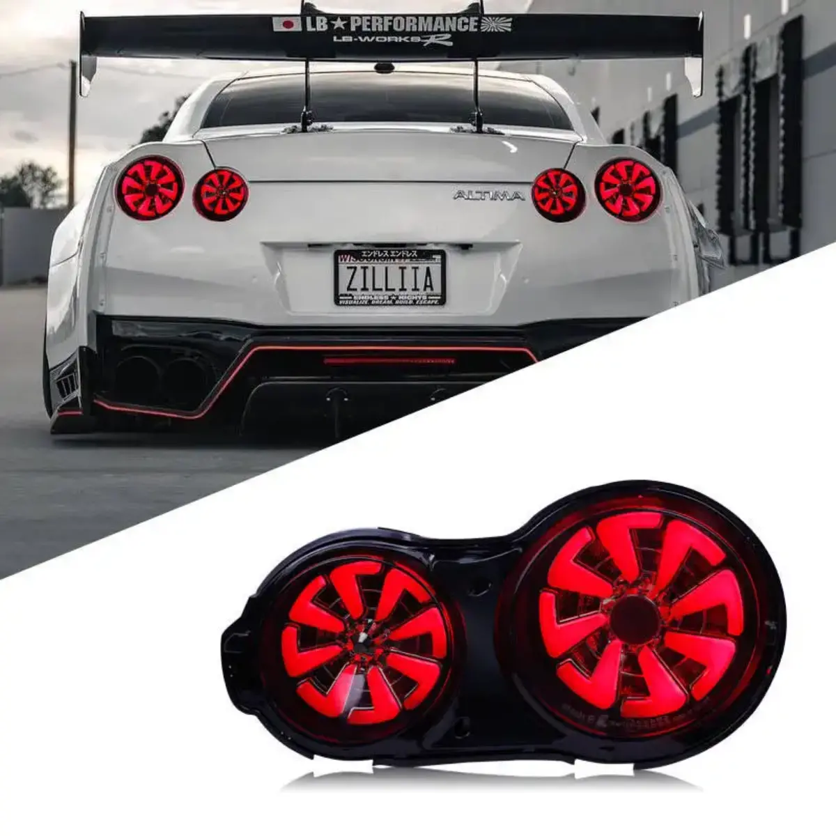 Nissan 2007-2018 Gtr R35 Led Taillights 1