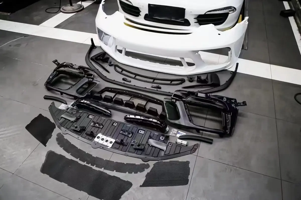 991.2 Gt3 Style Front Bumper Kit For Porsche 911 991 Carrera / Gt3 / Turbo 2012-2018 2