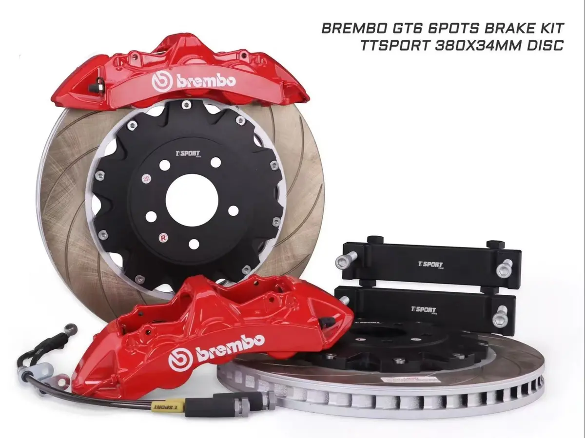 Brembo Gt6 6 Pot Big Brake Kit W/ High Carbon Discs 1