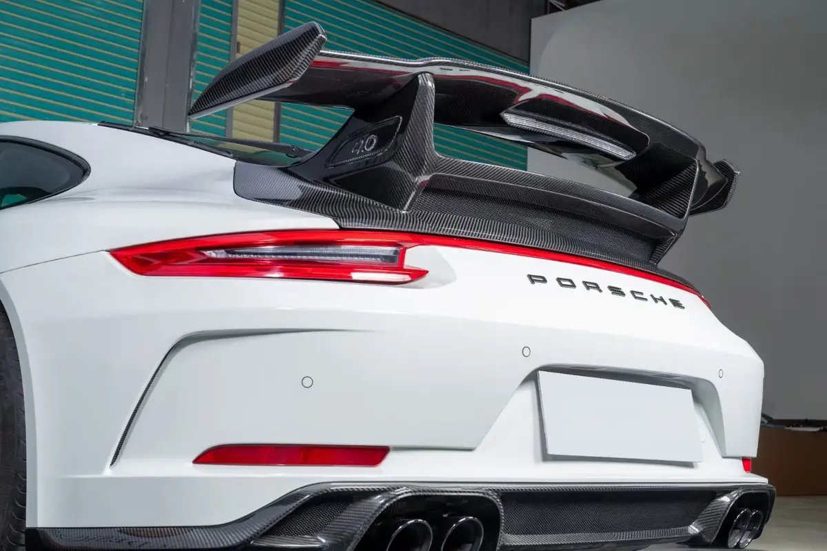 991.2 Gt3 Style Rear Wing Spoiler For Porsche 911 991 Carrera C2s C4s 2012-2018 3