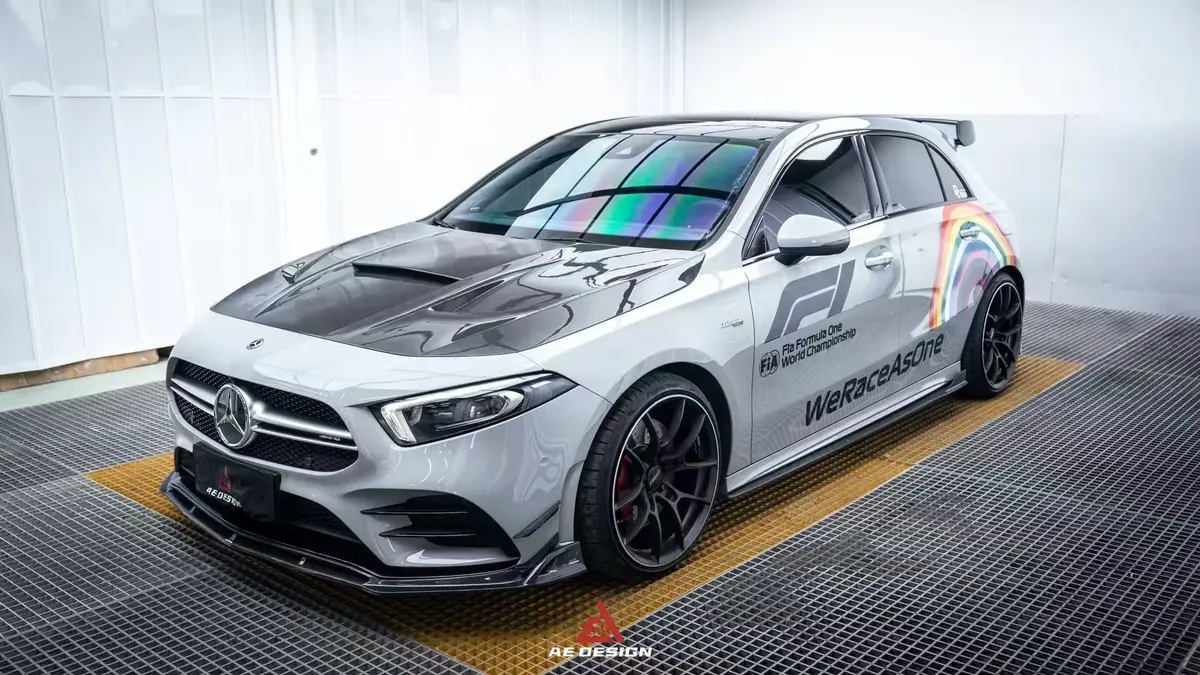 Ae Design Carbon Fiber Aero Body Kit For Mercedes-Benz A220 A35 A45 W177 1