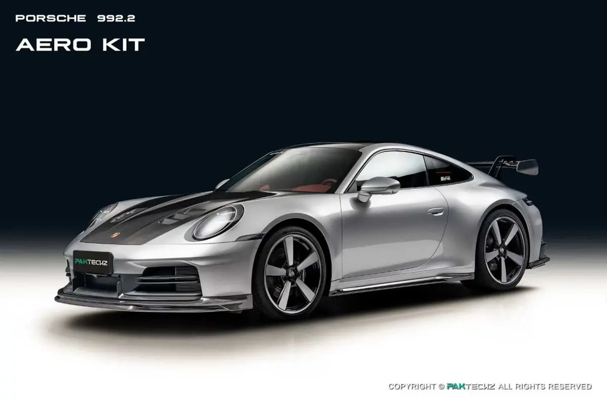 Paktechz Dry Carbon Fiber Aero Body Kit For Porsche 911 992.2 2025+ 1