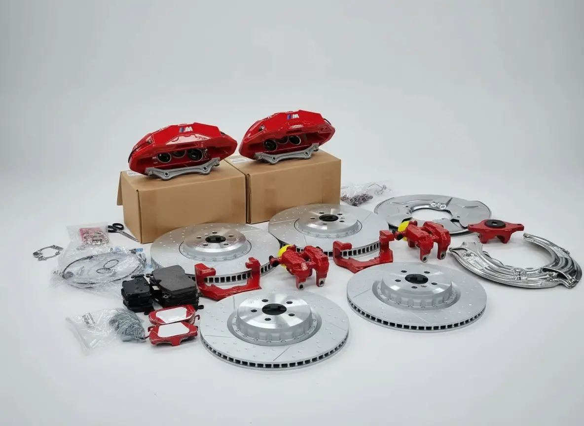 Bmw M-Performance Front (6 Pot) & Rear (1 Pot) Brake Retrofit Kit For X7 G07 2019+ 1
