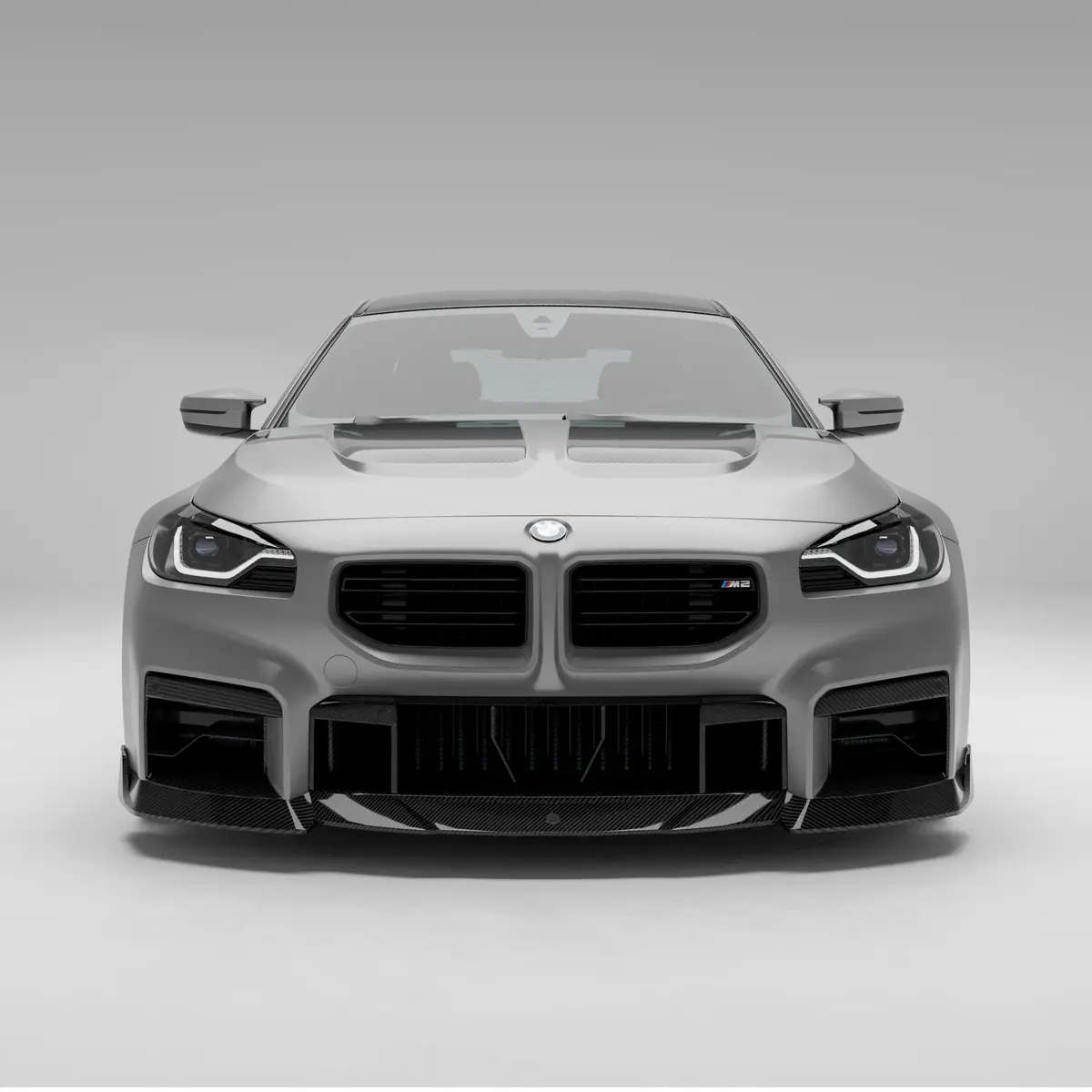 Revozport Bmw M2 G87 Coupe 2023+ Dry Carbon Fiber Front Lip Spoiler 1