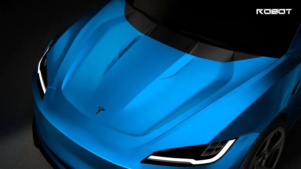 Robot Craftsman " Hidrogai " Front Hood For Tesla Model 3 2023+ 1