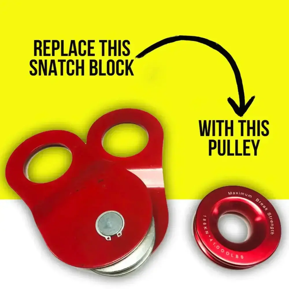 Rockarmor-18T Soft Shackle/Synthetic Rope Pulley 1