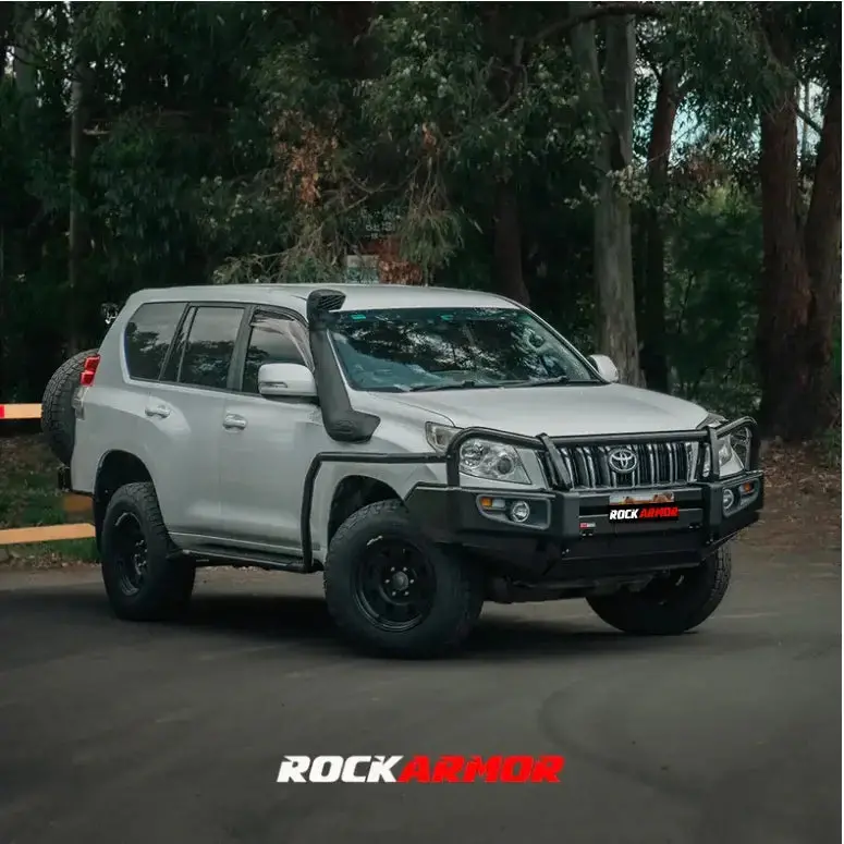 Rockarmor Premium Steel Bullbar To Suit Toyota Prado  Fj150 2009-2013 (Bumper Cut) 1