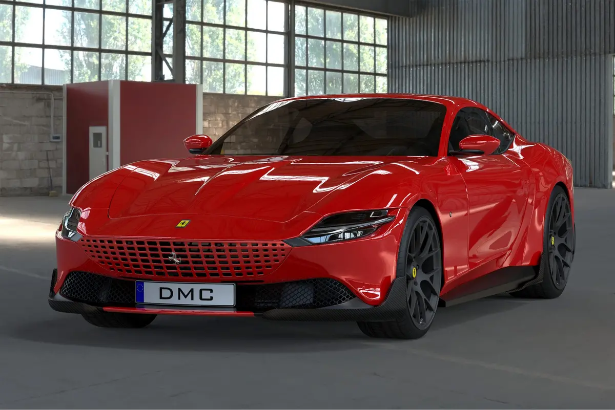 Dmc Ferrari Roma Forged Carbon Fiber Front Lip Splitter (Dmc Aero Kit) Fits The Oem Roma Coupe Body 1
