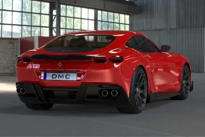 Dmc Ferrari Roma Forged Carbon Fiber Rear Diffuser (Dmc Aero Kit) Fits The Oem Body Coupe 1