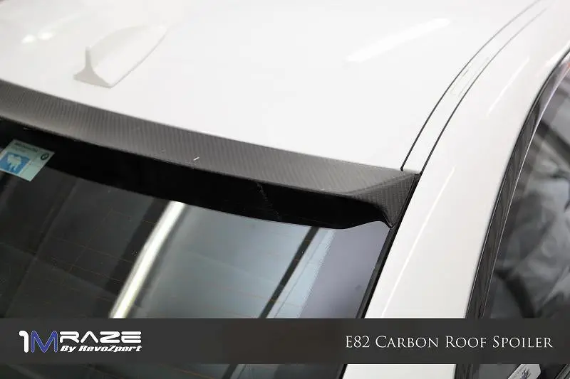 Revozport Bmw E82 1M  Raze Dry Carbon Fiber Roof Spoiler 1
