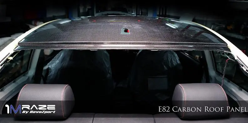 Revozport Bmw E82 1M Raze Lightweight Dry Carbon Fiber Roof Panel 1