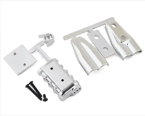 73543 Rpm Shotgun Style Mock Intake & Blower Set For Most 1/8Th & 1/10Th Scale Bodies Chrome 1