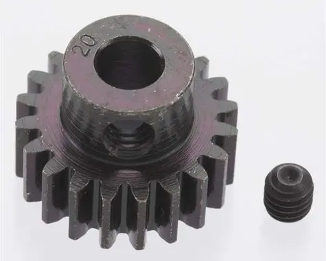 8620 20T 32P 5Mm Extra Hard Blackened Pinion Gear 1