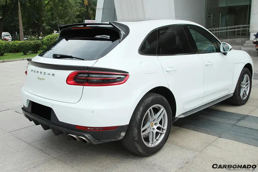 Carbonado Carbon Fiber Rear Diffuser For Porsche Macan / Macan S / Macan Gts 2014-2019 2