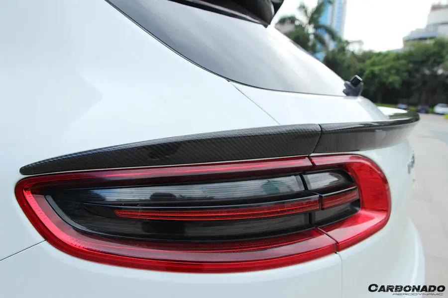 Carbonado Carbon Fiber Rear Spoiler For Porsche Macan / Macan S / Macan Gts 2014-2021 1