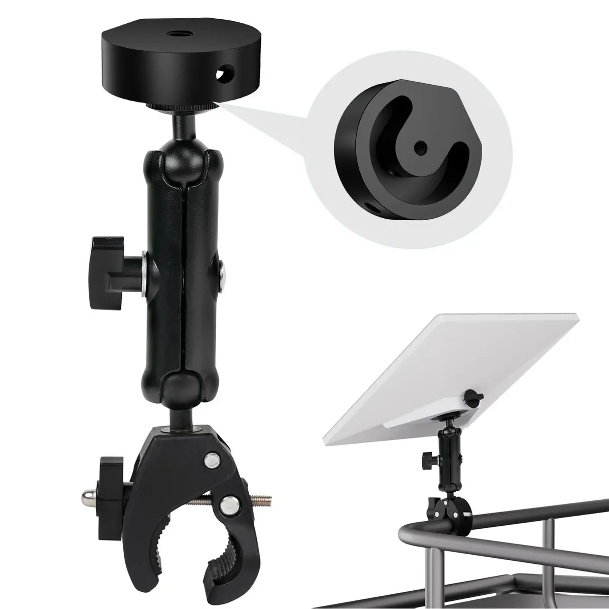 Starlink Mini Rv Clamp Mount | Heavy-Duty Portable Mount 1