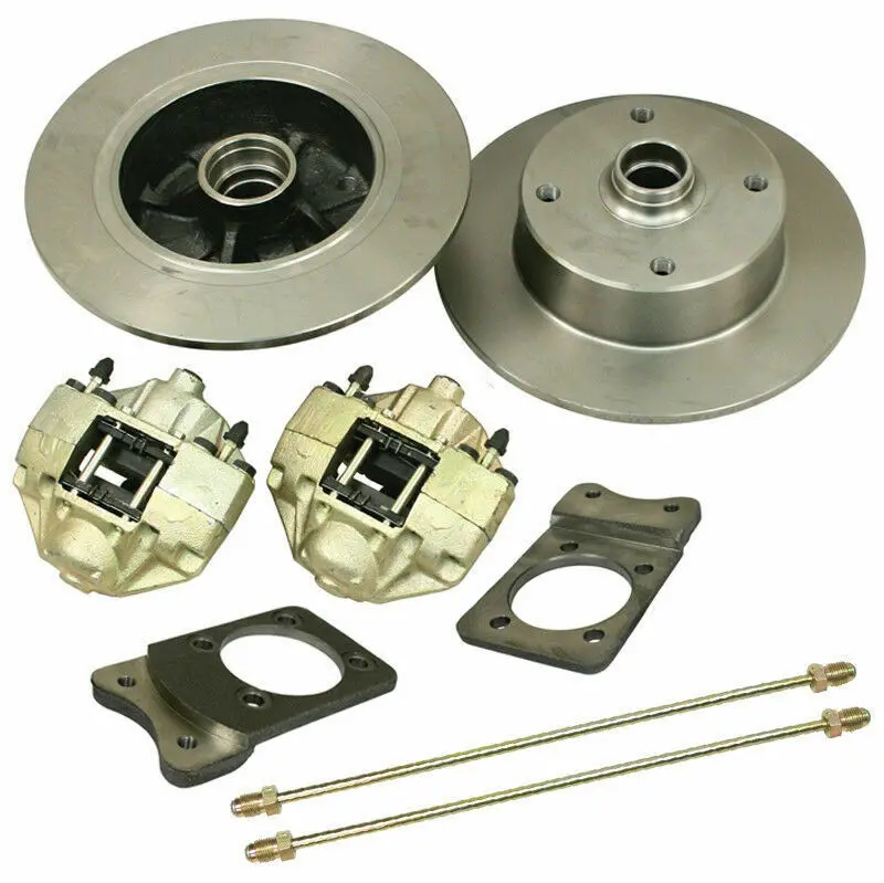 Front Disc Brake Kit, 4 Lug Super Beetle 1
