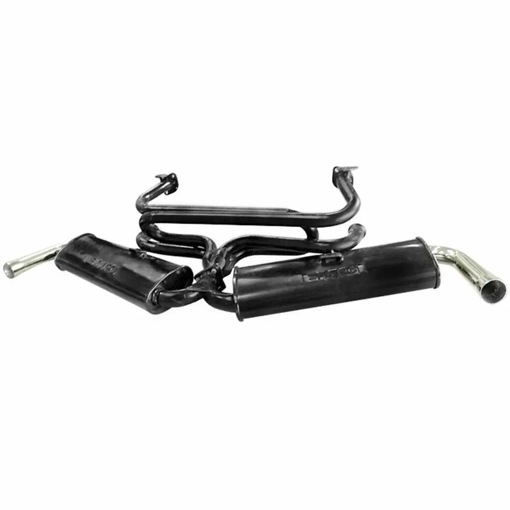1-3/8" Dual Quiet Muffler Exhaust System 1.6L Bus 1