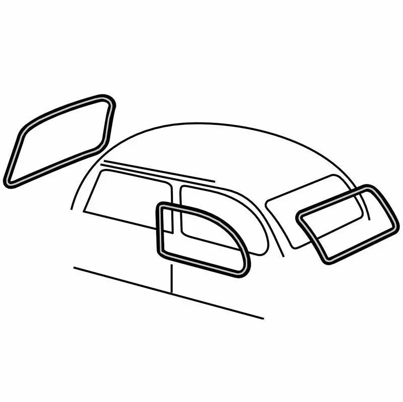 Window Seal Kit, Beetle 1965-71 1