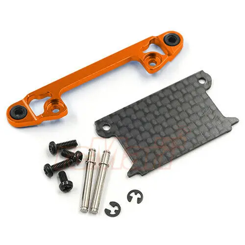 Mr3052w Mini-Z Mr03 Pro Front Lower Arm Set Wide (Orange) 1