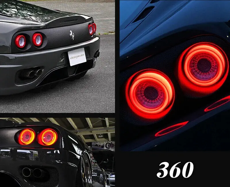 Ferrari 360 Modena Halo Ring Led Tail Lights 1