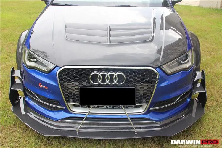 Darwinpro 2013-2016 Audi S3/ A3 Sline Sedan Bkss Style Front Lip Under Board 1