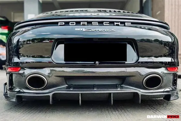 Darwinpro Porsche 911 992 Carrera S / 4 / 4S / Gts / Targa / Cabriolet Sport Design Bkss Style Rear Diffuser 1