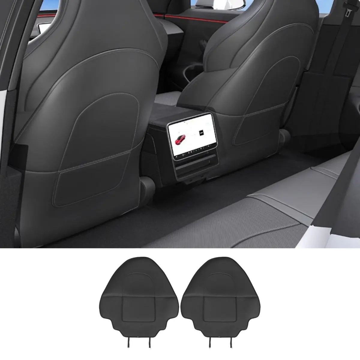 Seat Back Kick Protector For Tesla Model Y Juniper 1
