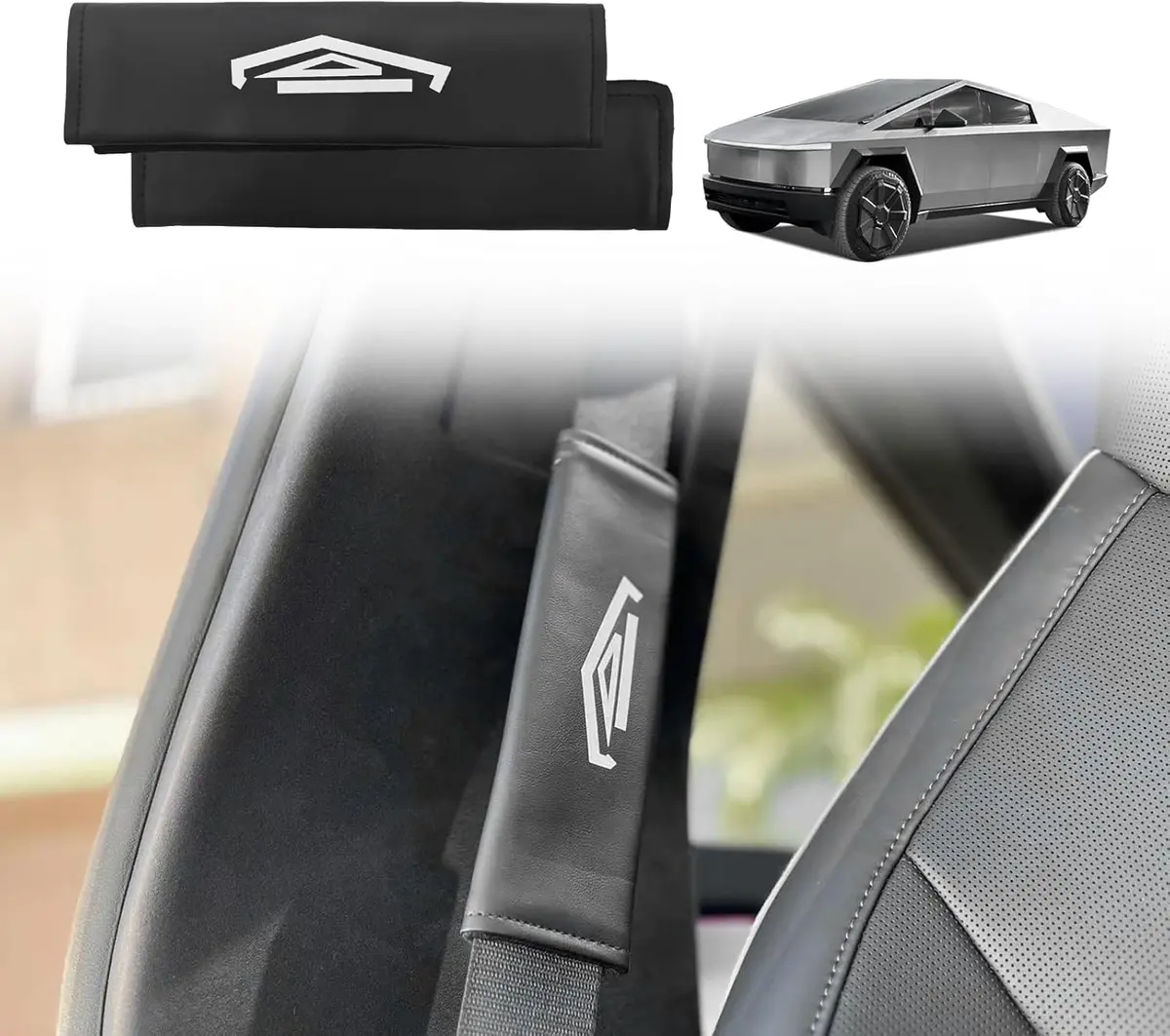 Seat Belt Pads For Cybertruck (2 Pcs) 1