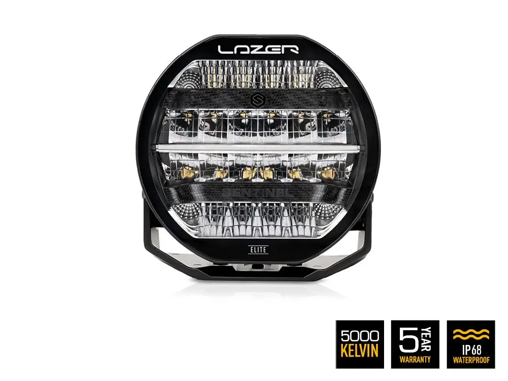 Lazerlamps Sentinel Led Lamp - Elite - Black 9" 1